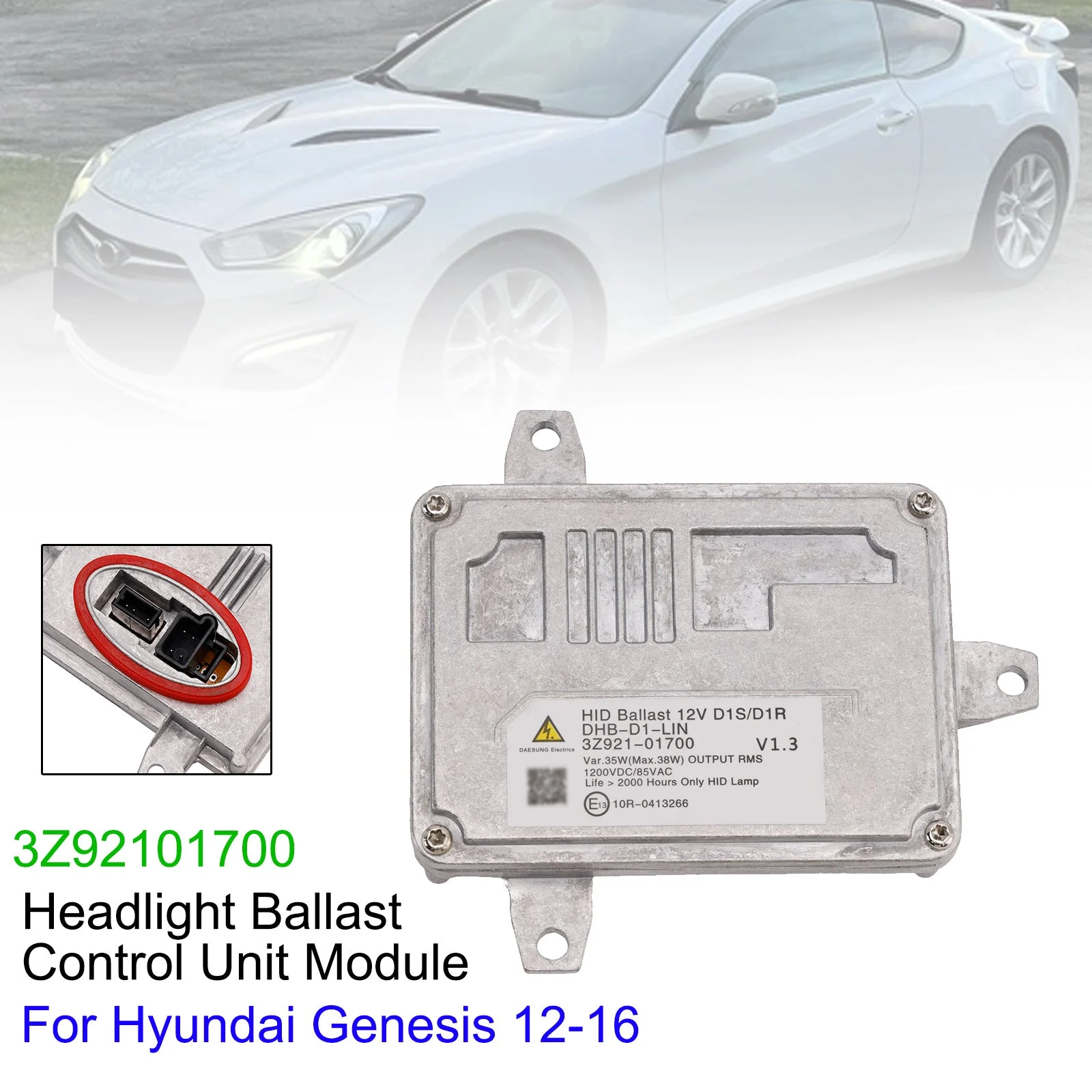 Headlight Ballast Control Unit Module 3Z92101700 For Hyundai Genesis 12-16