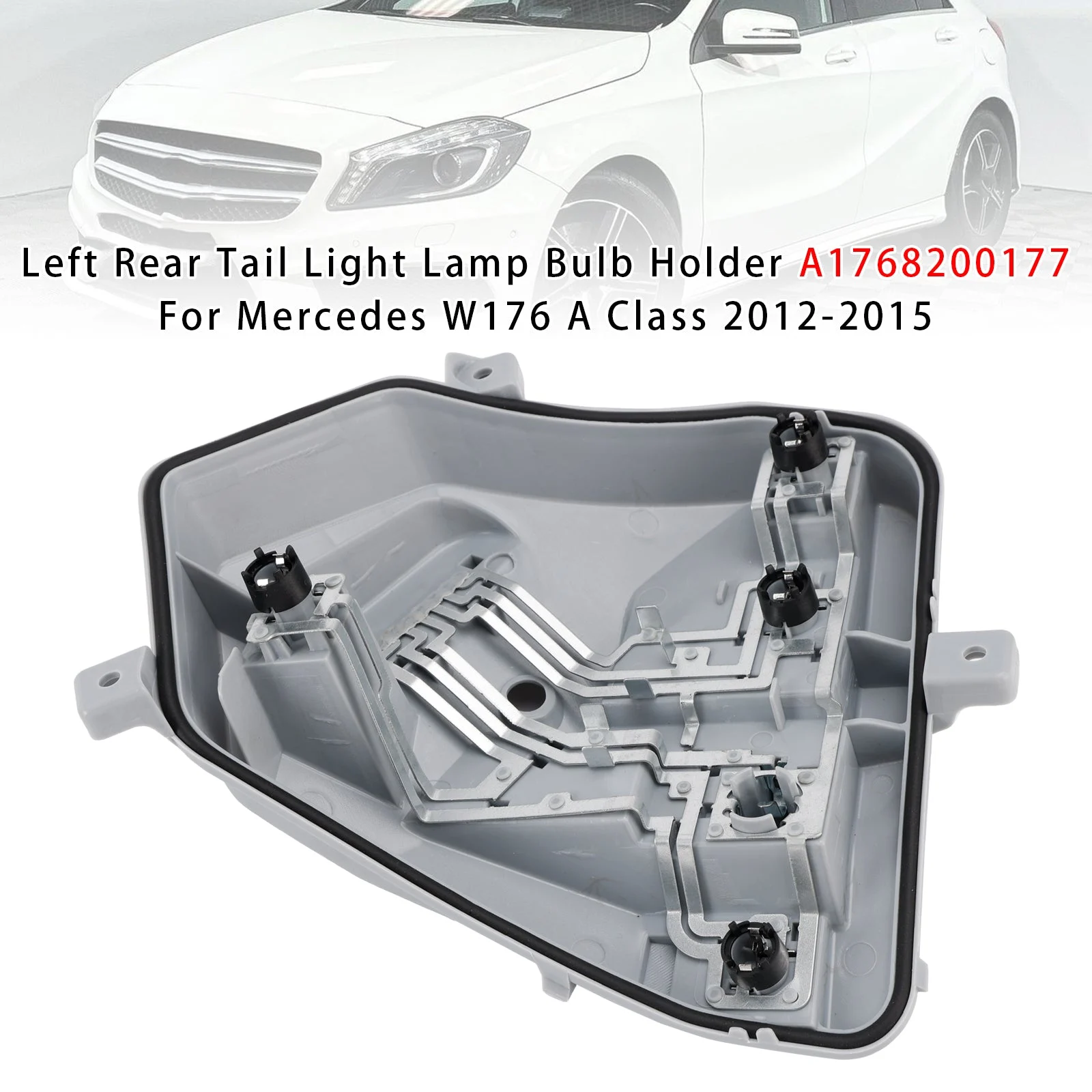 Left Rear Tail Light Lamp Bulb Holder For Mercedes W176 A Class 2012-2015