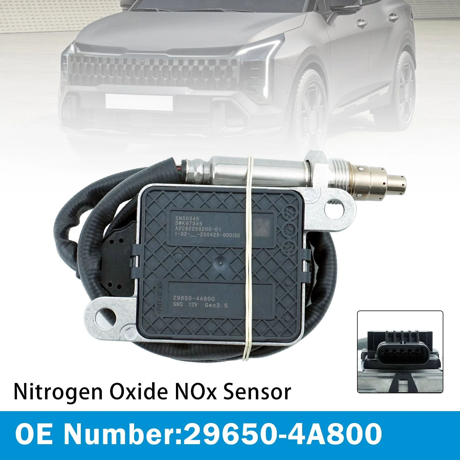 Nitrogen Oxide NOx Sensor 29650-4A800 5WK97345 For Hyundai Kia Sportage