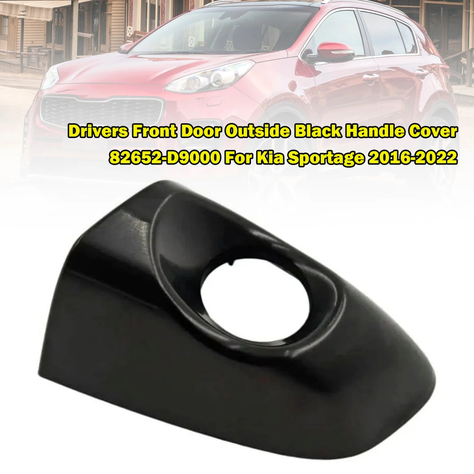 Drivers Front Door Outside Black Handle Cover 82652D9000 For Kia Sportage 16-22
