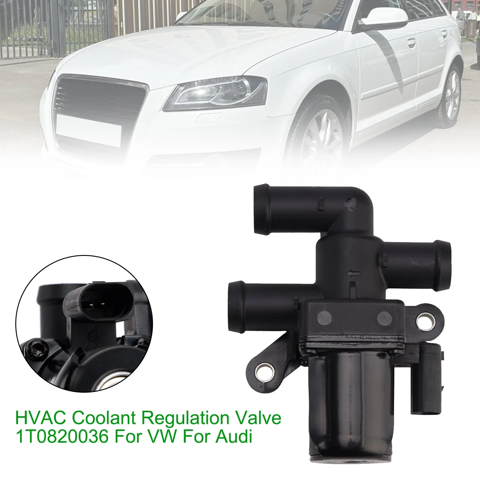 HVAC Coolant Regulation Valve 1T0820036 For VW Audi