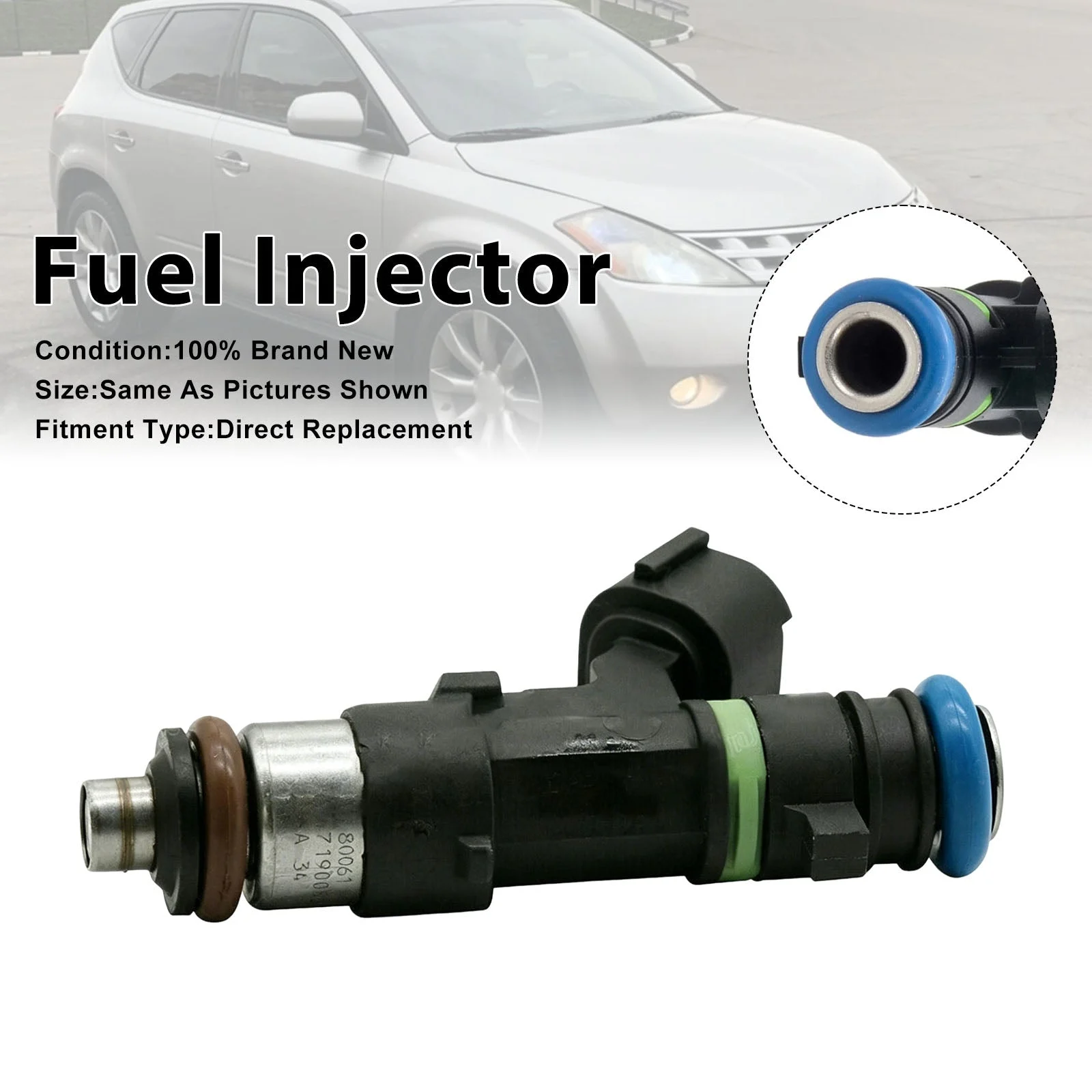 1Pcs Fuel Injector For Nissan Murano 2003-2004 Quest 2004-2009 16600-7y000