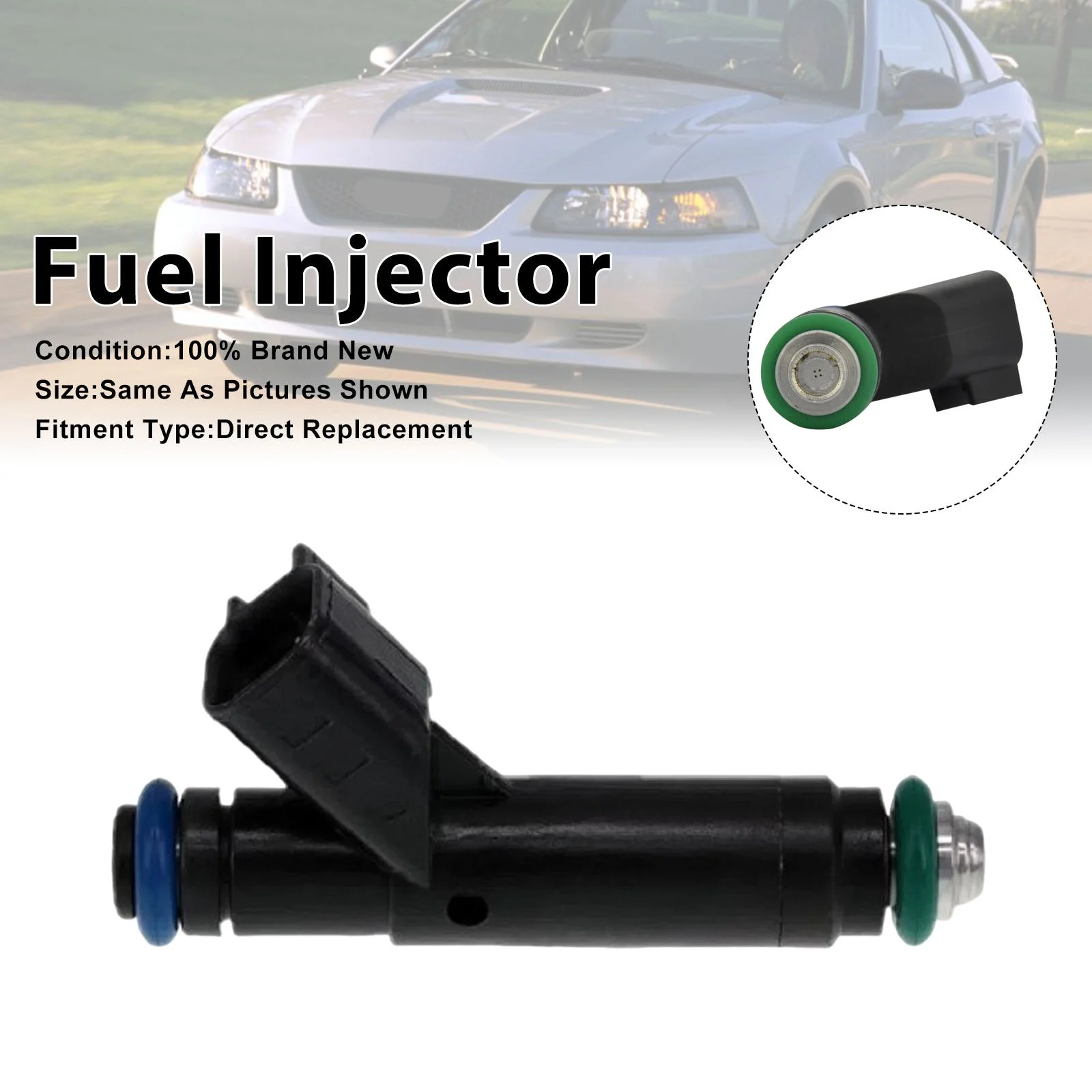1Pcs Fuel Injector For Ford Mustang 2001-04 Ranger 2001-2003 1F2Z9F593BA