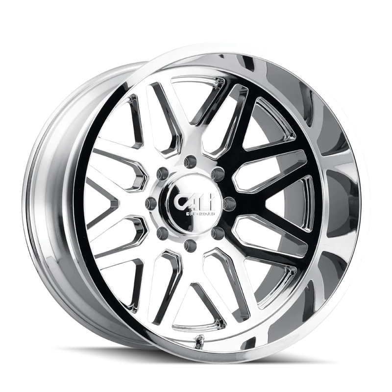 Cali Off-Road 9115 Invader 20x10 / 6x135 BP / -25mm Offset / 87.1mm Hub Chrome Wheel