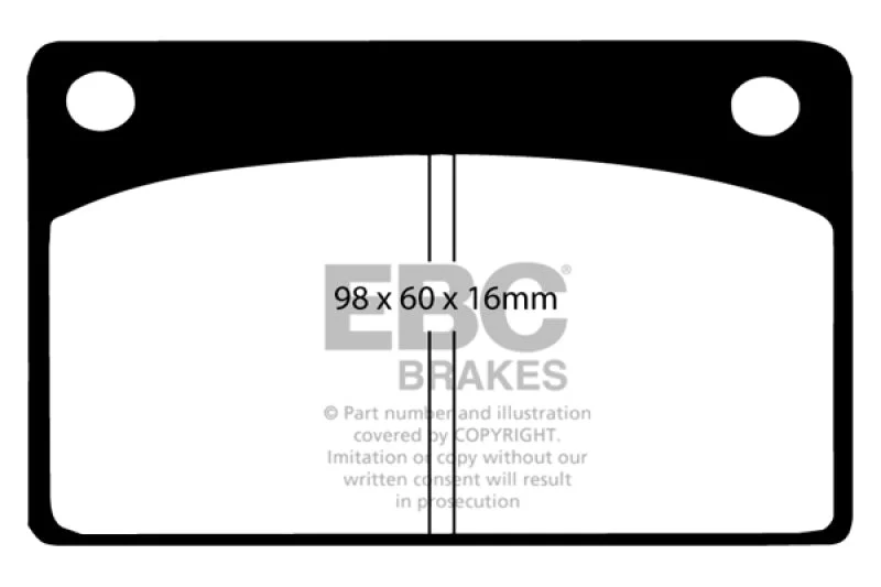 EBC - Front Yellowstuff Pad PN DP4143R