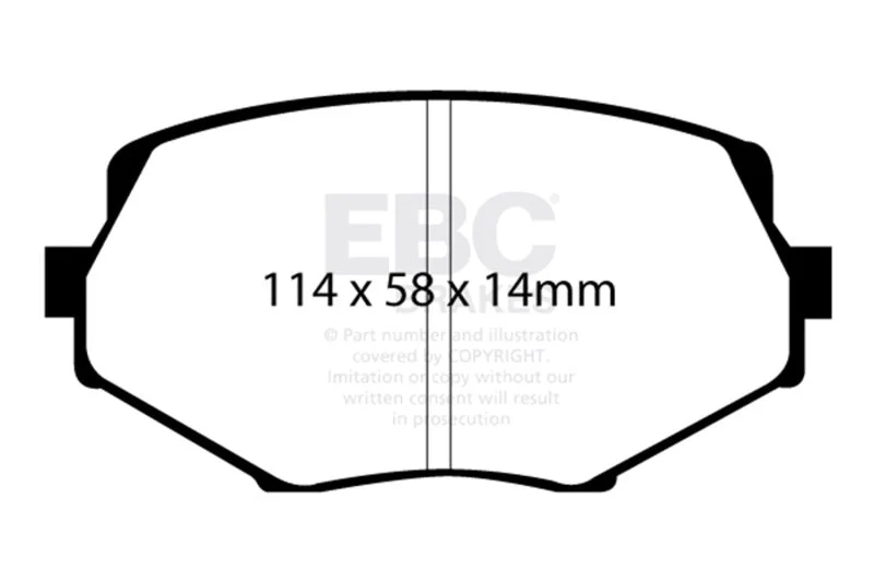 EBC - Front Greenstuff Pad PN DP21002
