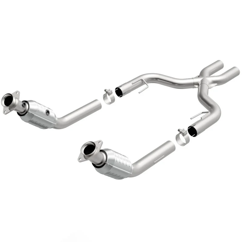 MagnaFlow Direct Fit Catalytic Converter Tru-X Assy 05 Mustang GT