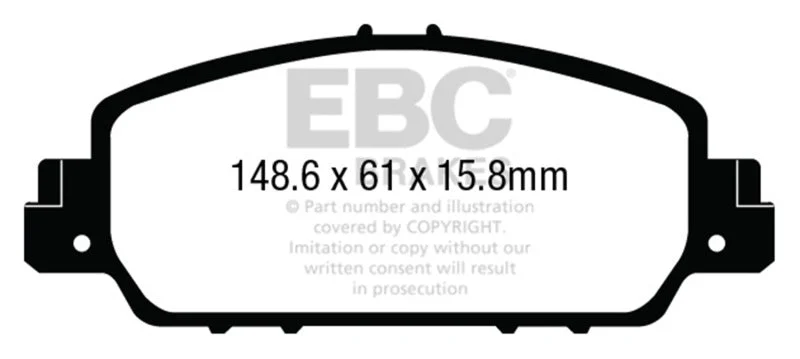 EBC - Front Yellowstuff Pad PN DP43014R