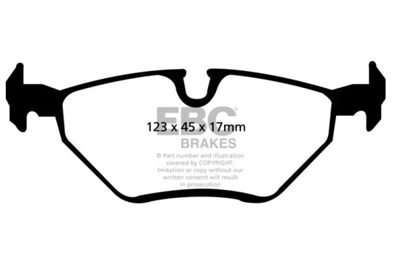 EBC - Rear Yellowstuff Pad PN DP41289R