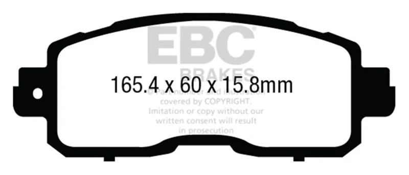 EBC - Front Greenstuff Pad PN DP23011