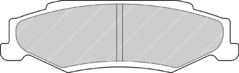 Ferodo FCP1563W DS1.11 Chevrolet C5 Corvette Rear Brake Pads