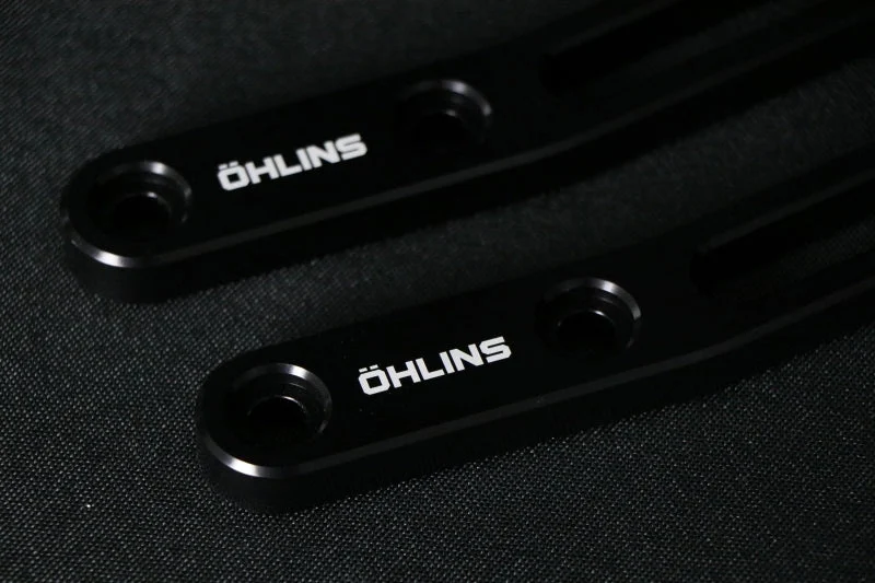 Ohlins 14-26 Harley FL Touring STX 36 Twin Blackline 13in Blk Reservoir Shocks Min 250lb-Max 575lb