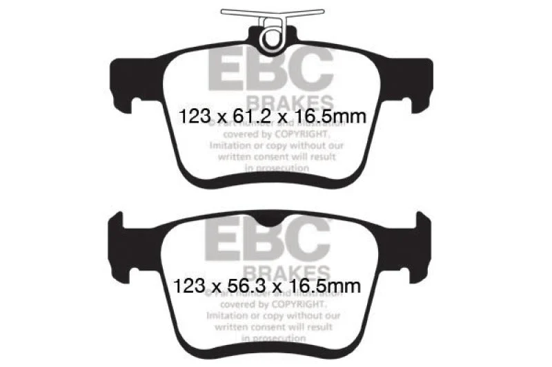 EBC Ultimax2 Low Dust Street - Rear Ultimax 2 Pad PN UD1761