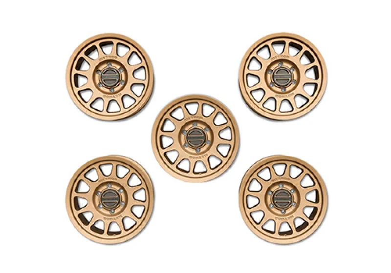 Ford Racing Bronco 17x8.5in Method Wheel & Center Cap Set - Bronze