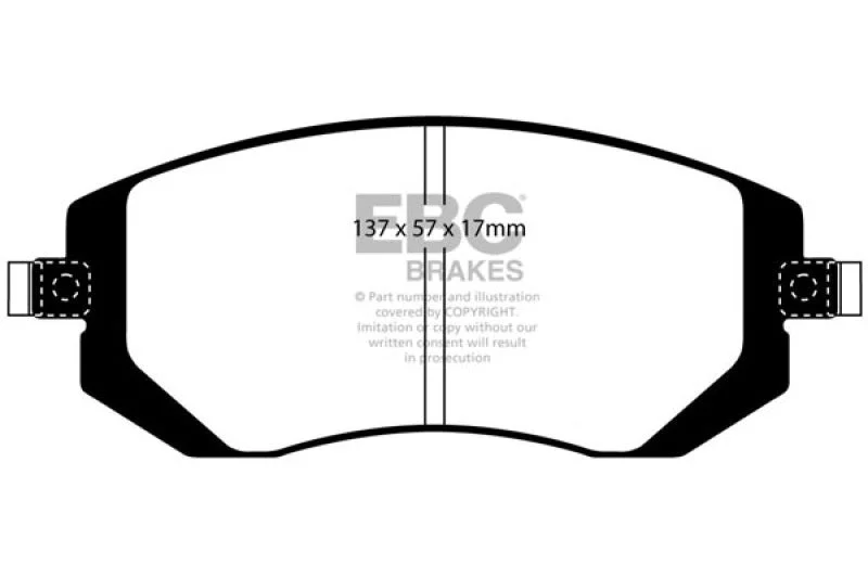 EBC - Front Yellowstuff Pad PN DP41661R