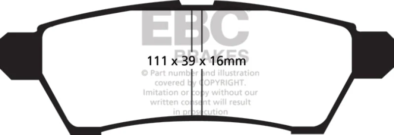 EBC - Front Yellowstuff Pad PN DP41746R