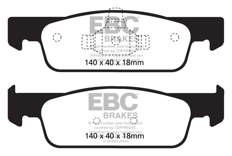 EBC - Front Greenstuff Pad PN DP22146