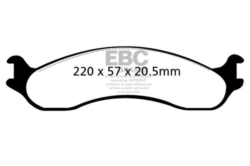 EBC - Front Yellowstuff Pad PN DP41266R