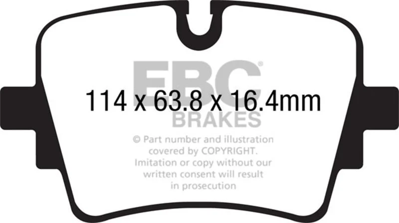 EBC - Rear Redstuff Pad PN DP32192C