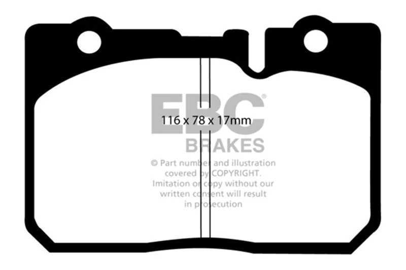 EBC - Front Yellowstuff Pad PN DP41154R