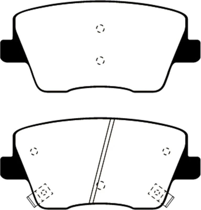 EBC - Rear Greenstuff Pad PN DP22344