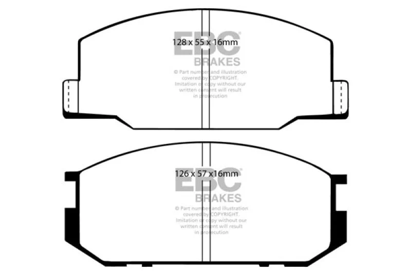 EBC - Front Yellowstuff Pad PN DP4456R