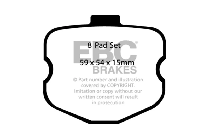 EBC - Rear Redstuff Pad PN DP31771/4C