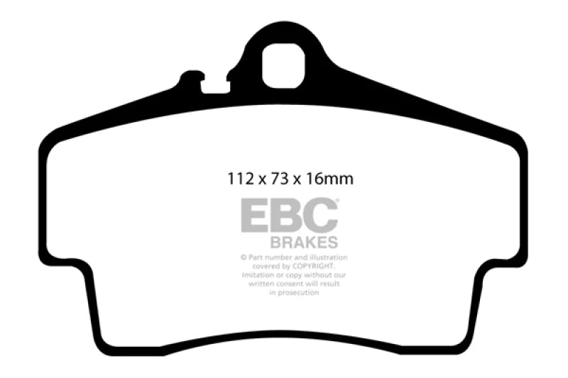 EBC - Rear Redstuff Pad PN DP31208C
