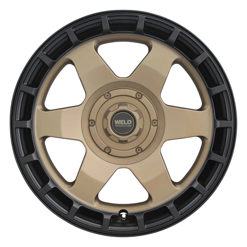 Weld Off-Road Ridge 17x9 - 6x135 / 6x139.7 BP - ET-12 - 106.1mm CB - Satin Bronze Wheel (Black Ring)