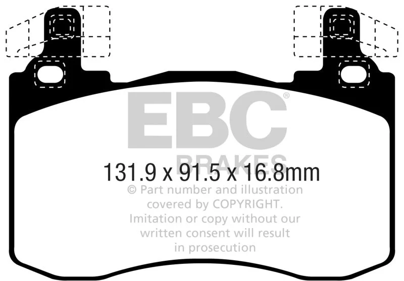 EBC - Front Bluestuff Pad PN DP52356NDX