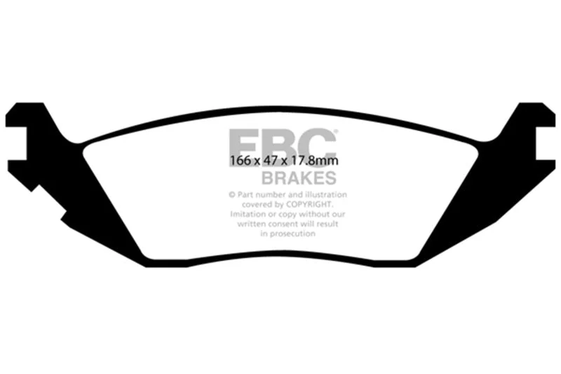 EBC Extra Duty - Rear Pad PN ED91639
