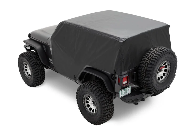 Bestop 07-18 Jeep Wrangler JK / 18-26 JL 2-Door All Weather Trail Cover (Black)