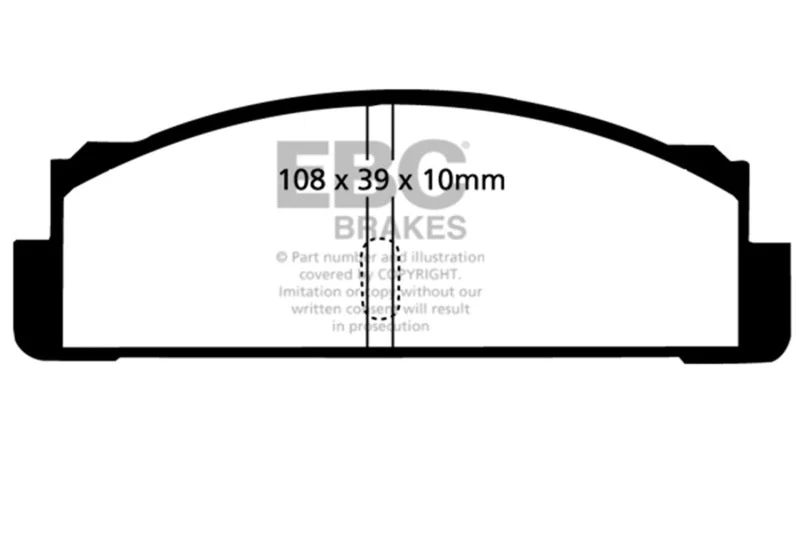 EBC - Rear Greenstuff Pad PN DP2130