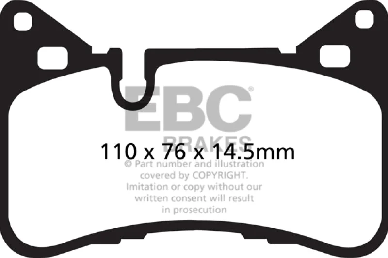 EBC - Rear Redstuff Pad PN DP32117C
