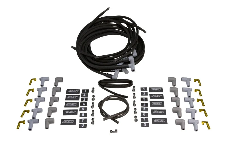 Fast Wire Set, Firewire W/ Sleeve, 8 Cyl., 90 Degree Plug, Universal