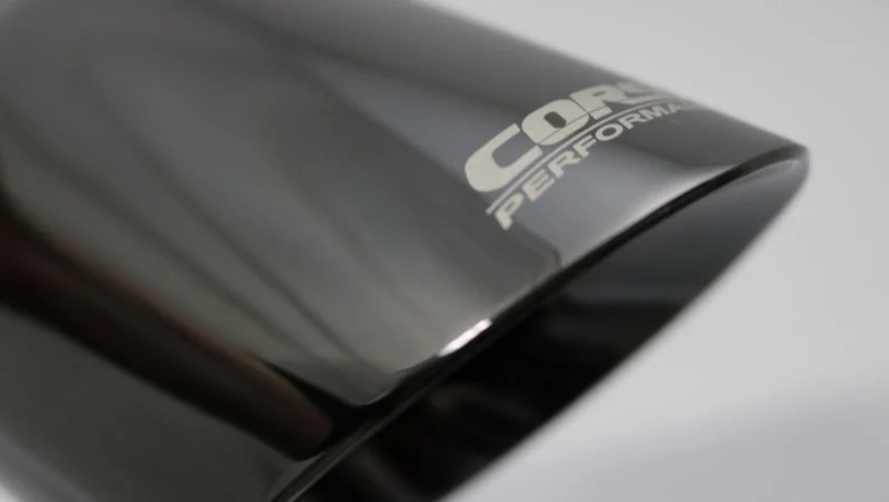 Corsa Single Universal 2.5in Inlet / 3.5in Outlet Black PVD Pro-Series Tip Kit