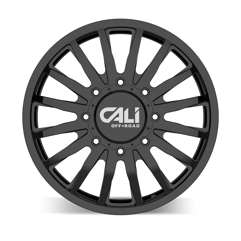 Cali Off-Road 9110D Summit Dually 22x8.25 / 8x165.1 BP / 115mm Offset / 121.3mm Hub Gls Blk Wheel