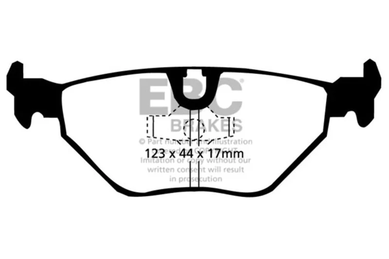 EBC - Rear Yellowstuff Pad PN DP4690R