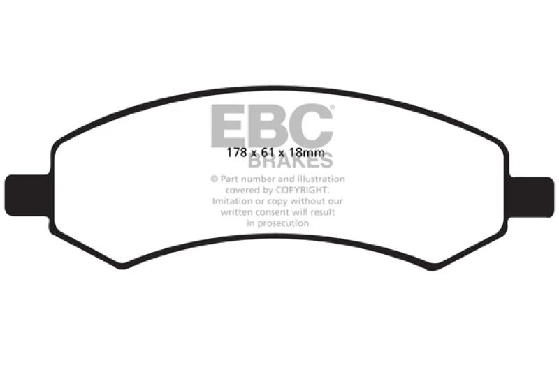 EBC Extra Duty - Front Pad PN ED91738
