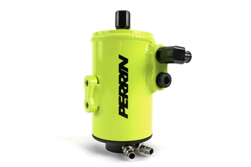 PERRIN 02-14 Subaru WRX / 04-21 STI / 05-09 LGT & OBXT (w/FMIC Only) Air Oil Separator - Neon Yel.