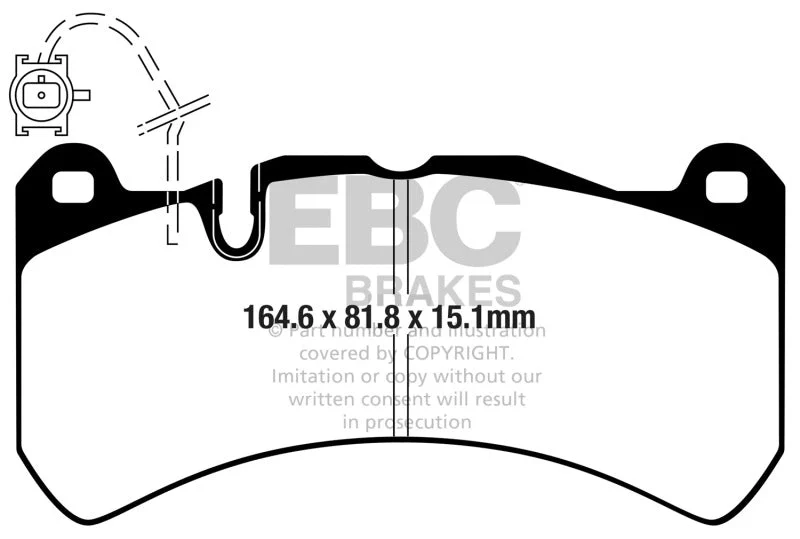 EBC - Front Yellowstuff Pad PN DP42355R