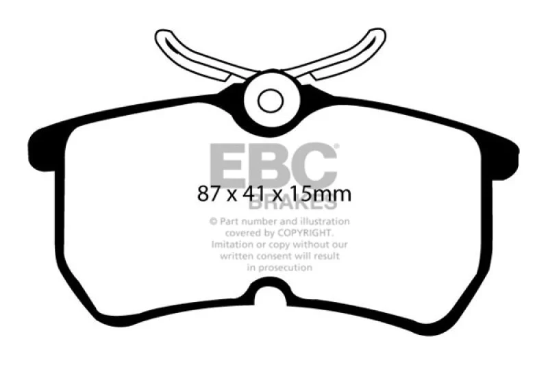 EBC - Rear Greenstuff Pad PN DP21218