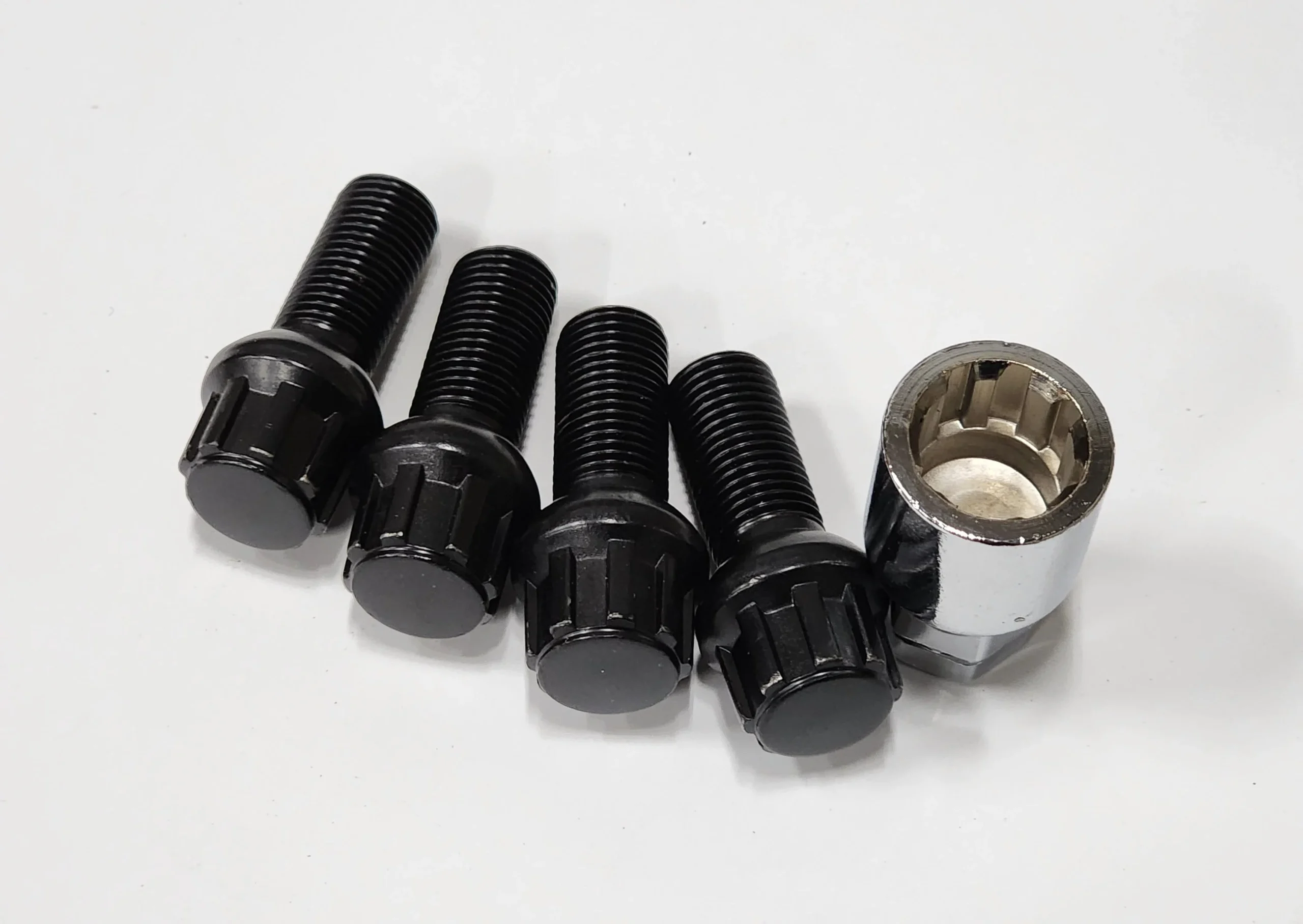 Wheel Lock Kit, OE length, Ball seat, (for OEM, Neuspeed, or other ball seat wheels)