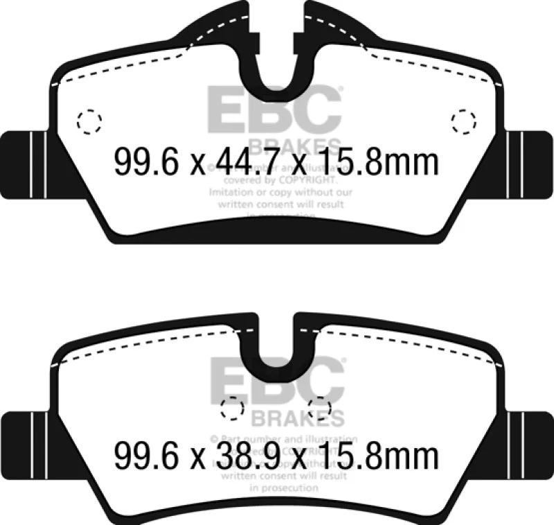 EBC - Rear Redstuff Pad PN DP32228C