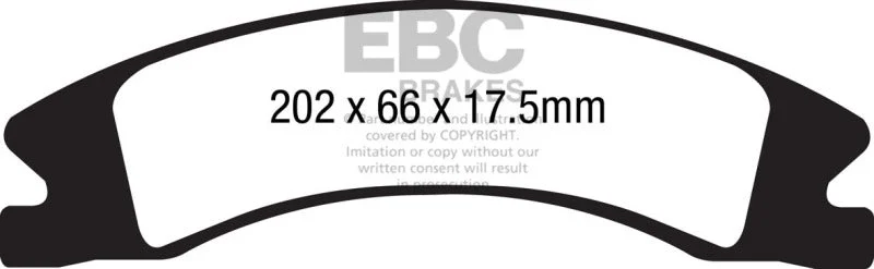 EBC - Front Greenstuff Pad PN DP61885