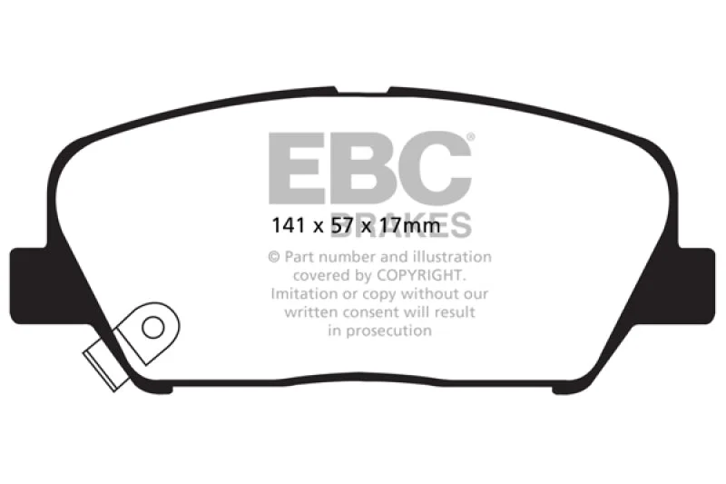 EBC - Front Yellowstuff Pad PN DP41856R