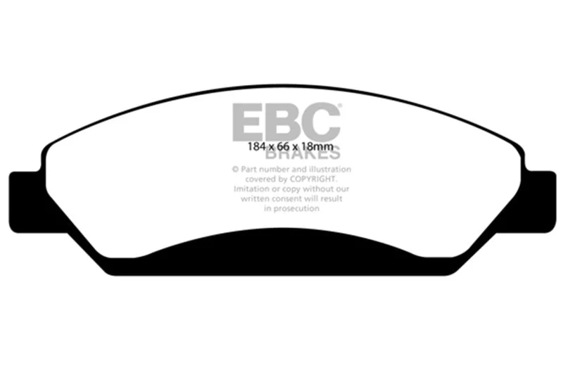 EBC - Front Greenstuff Pad PN DP61742