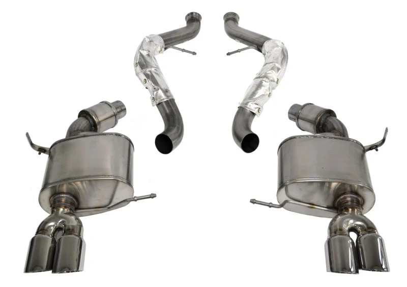 Corsa 2008-2012 BMW M3 Convertible E93 Polished Sport Cat-Back Exhaust