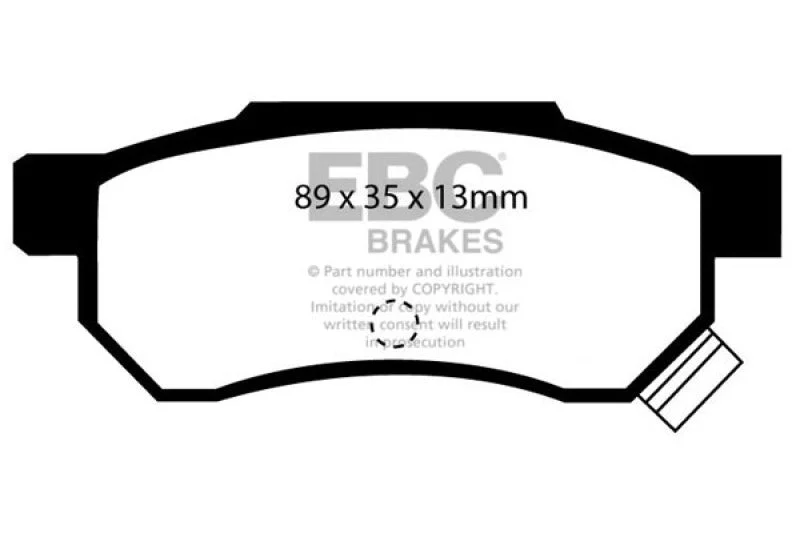 EBC - Rear Yellowstuff Pad PN DP4642/2R