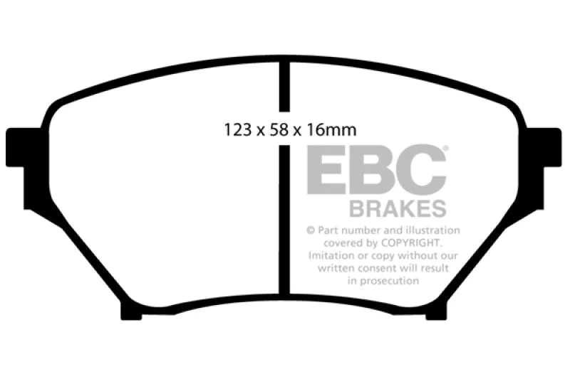 EBC - Front Yellowstuff Pad PN DP41452R